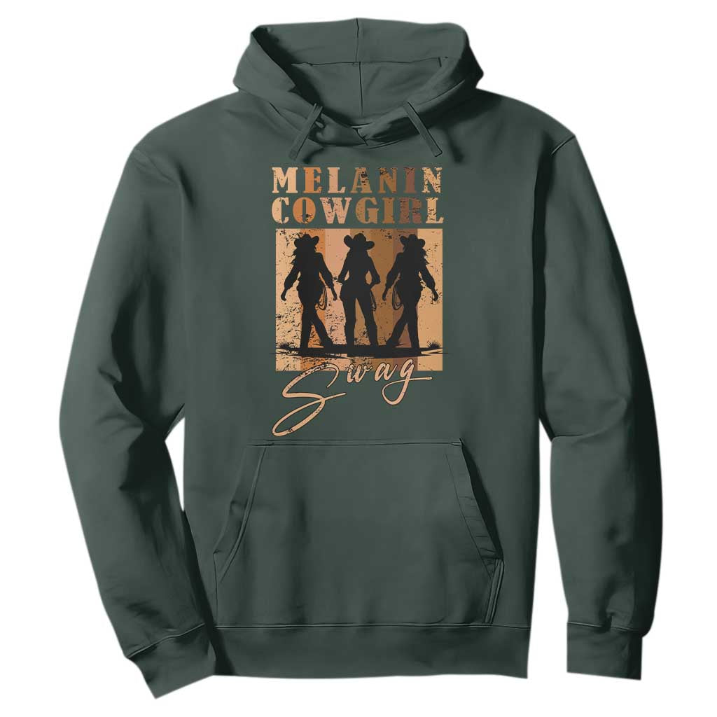 African Melanin Cowgirl Swag Hoodie Cowgirls Black History Pride Retro