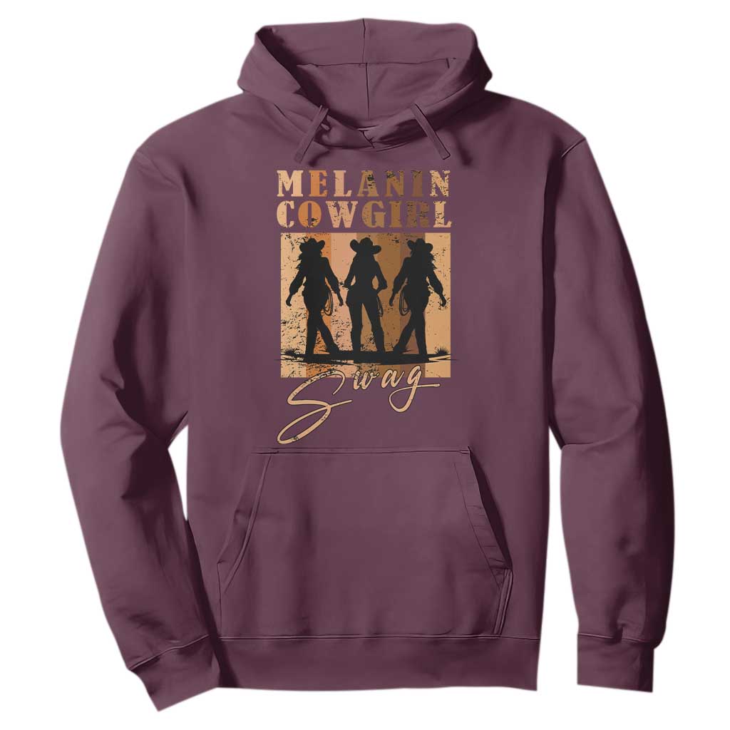 African Melanin Cowgirl Swag Hoodie Cowgirls Black History Pride Retro