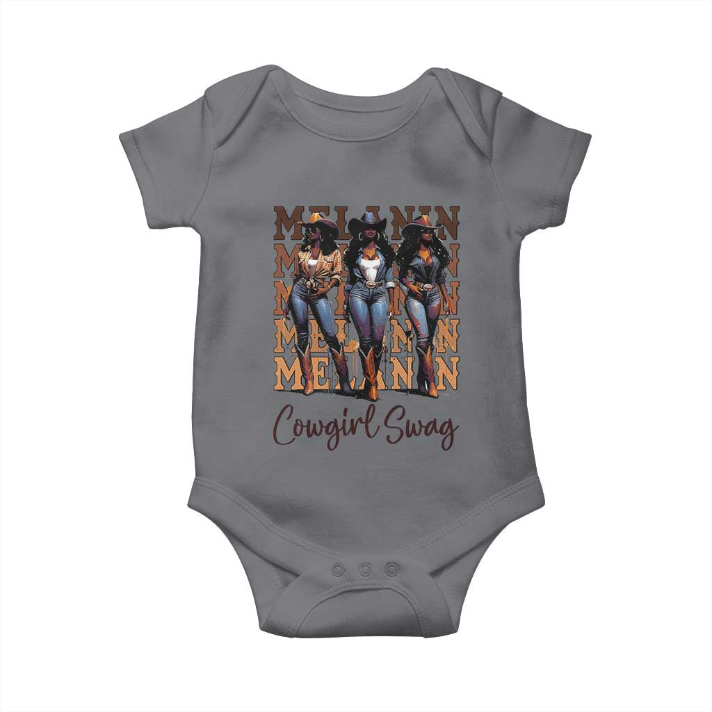 African Melanin Cowgirl Swag Baby Onesie Cowgirls Black History Pride