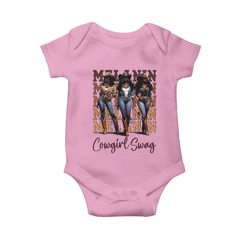 African Melanin Cowgirl Swag Baby Onesie Cowgirls Black History Pride