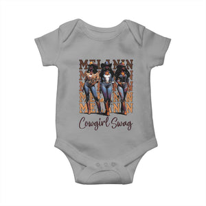 African Melanin Cowgirl Swag Baby Onesie Cowgirls Black History Pride