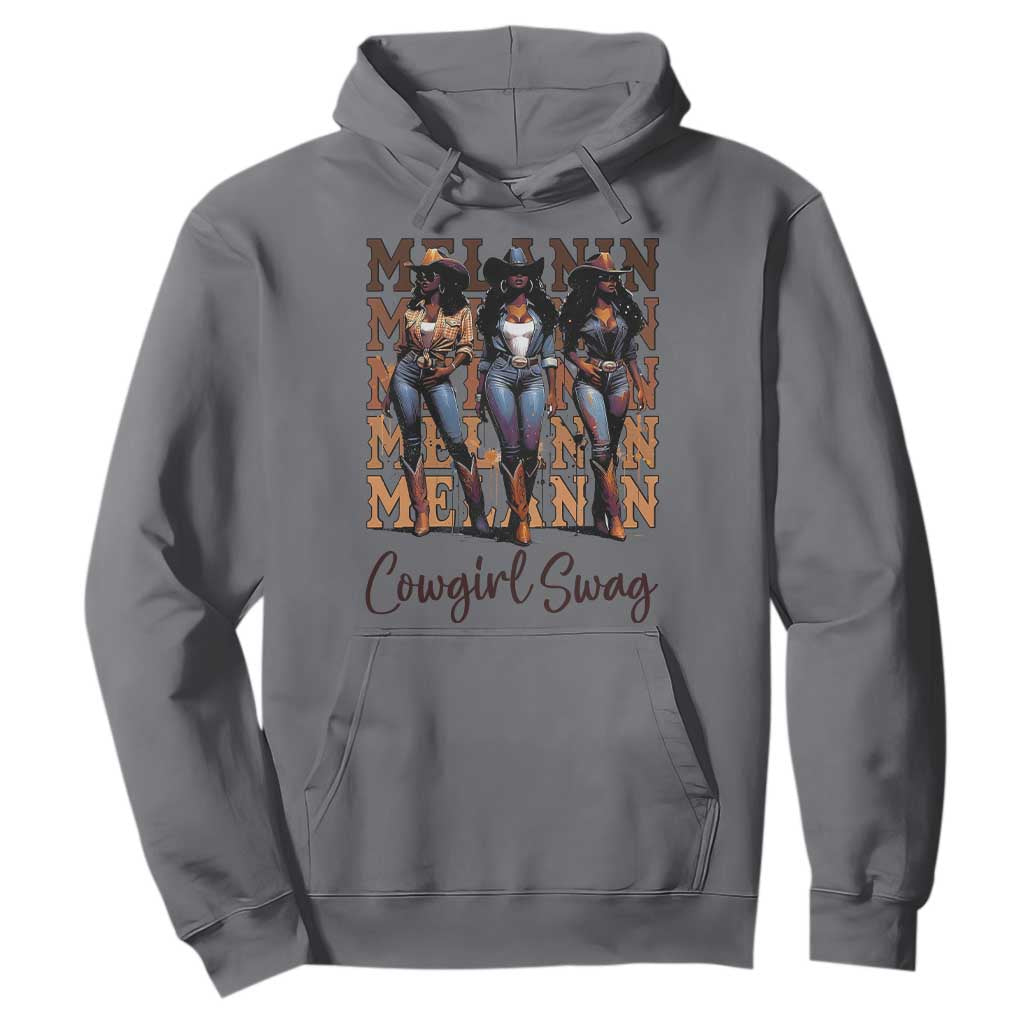 African Melanin Cowgirl Swag Hoodie Cowgirls Black History Pride