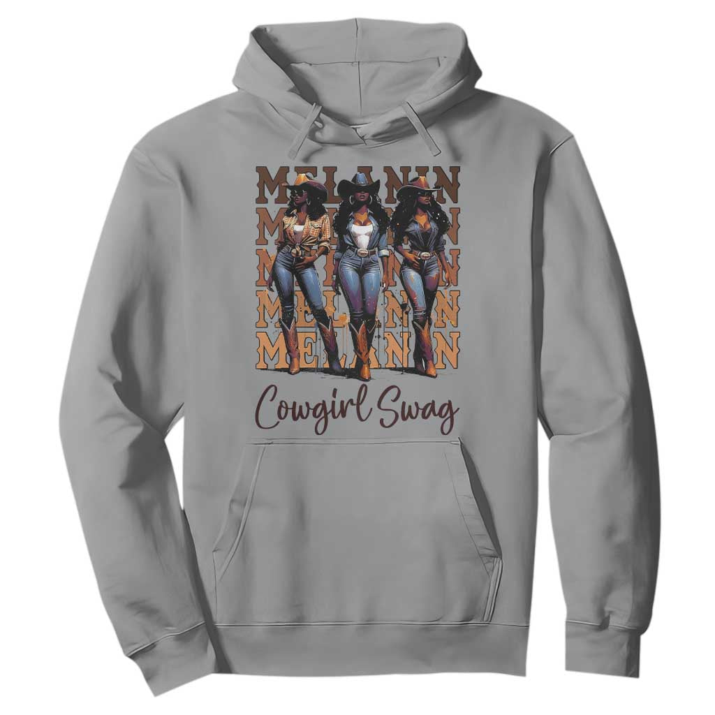 African Melanin Cowgirl Swag Hoodie Cowgirls Black History Pride