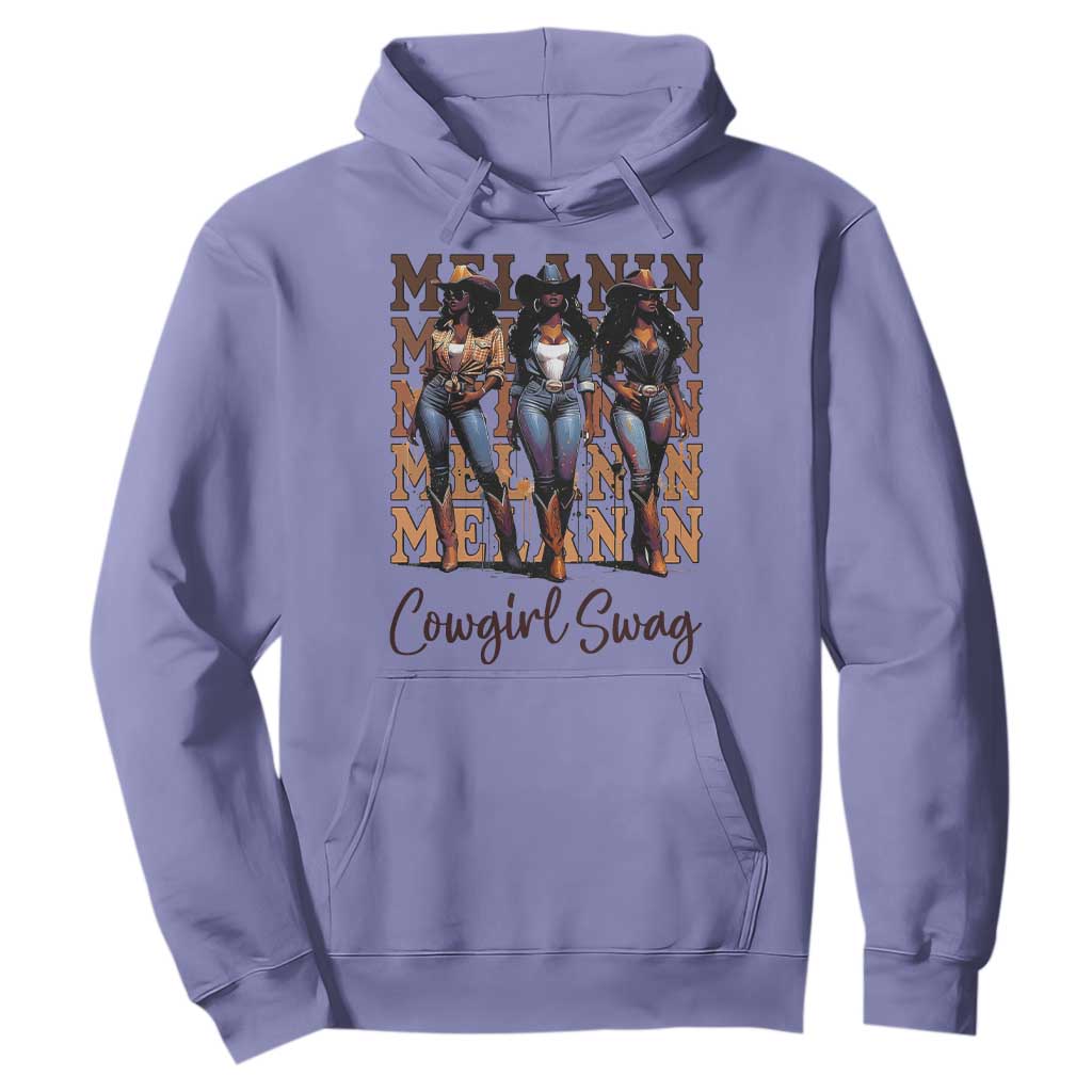 African Melanin Cowgirl Swag Hoodie Cowgirls Black History Pride