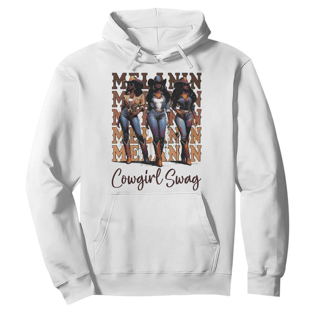 African Melanin Cowgirl Swag Hoodie Cowgirls Black History Pride