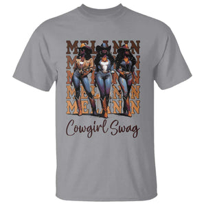 African Melanin Cowgirl Swag T Shirt Cowgirls Black History Pride