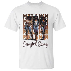 African Melanin Cowgirl Swag T Shirt Cowgirls Black History Pride