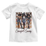 African Melanin Cowgirl Swag Toddler T Shirt Cowgirls Black History Pride