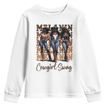 African Melanin Cowgirl Swag Youth Sweatshirt Cowgirls Black History Pride