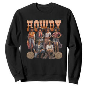 Howdy African Melanin Cowgirl Sweatshirt Black History Western Rodeo Texas