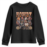 Howdy African Melanin Cowgirl Youth Sweatshirt Black History Western Rodeo Texas