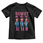 Howdy Melanin Cowgirl Toddler T Shirt Western Rodeo Women Black Cowgirls