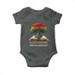 Black History Teacher Baby Onesie Proud Black Culture Tree of Life