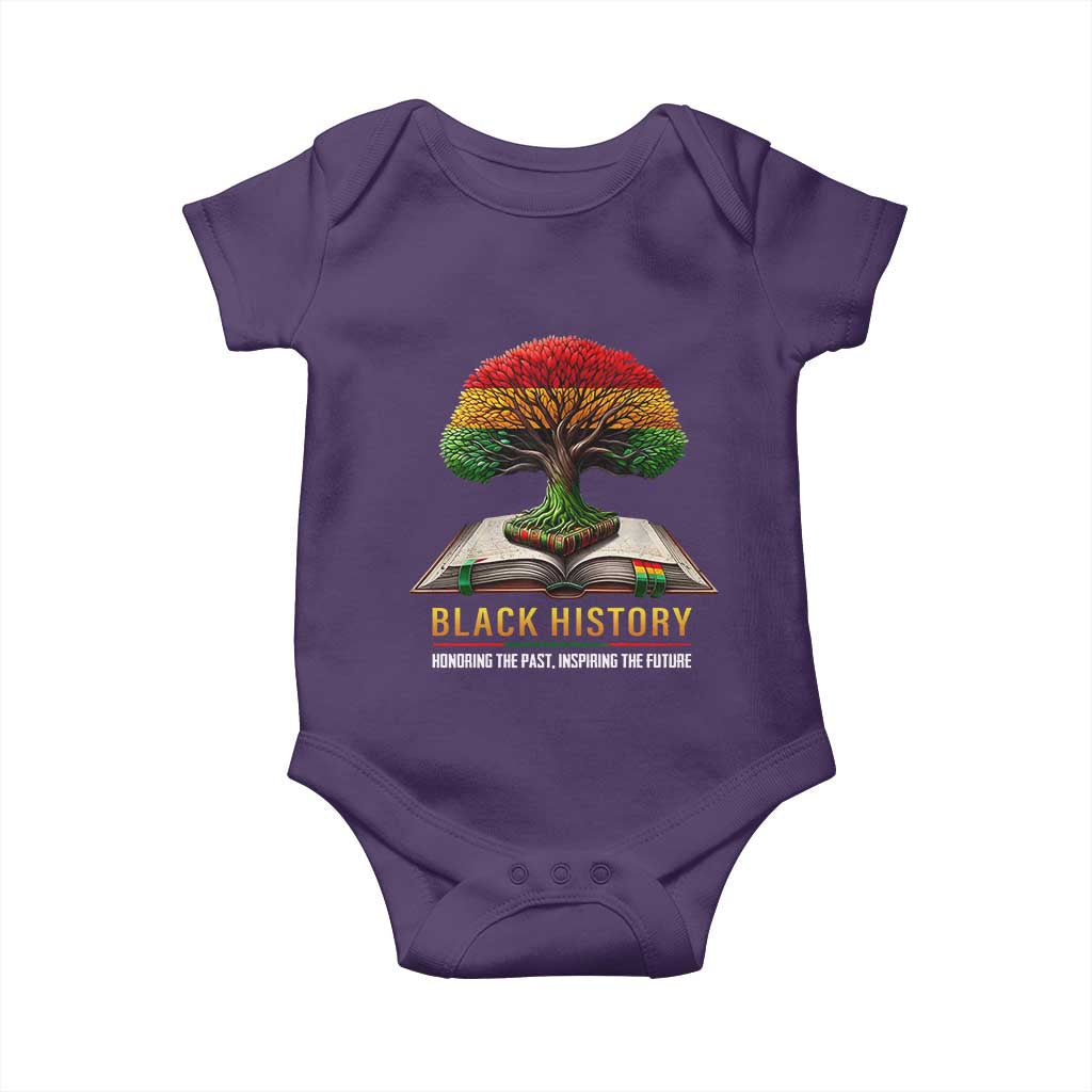 Black History Teacher Baby Onesie Proud Black Culture Tree of Life