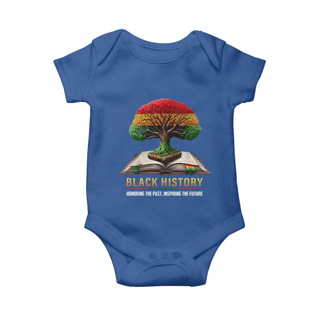 Black History Teacher Baby Onesie Proud Black Culture Tree of Life