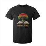 Black History Teacher T Shirt For Kid Proud Black Culture Tree of Life