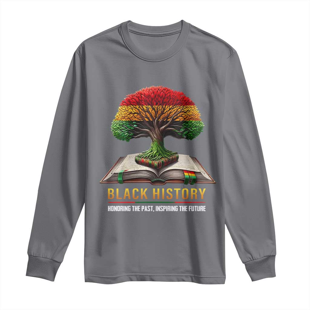 Black History Teacher Long Sleeve Shirt Proud Black Culture Tree of Life