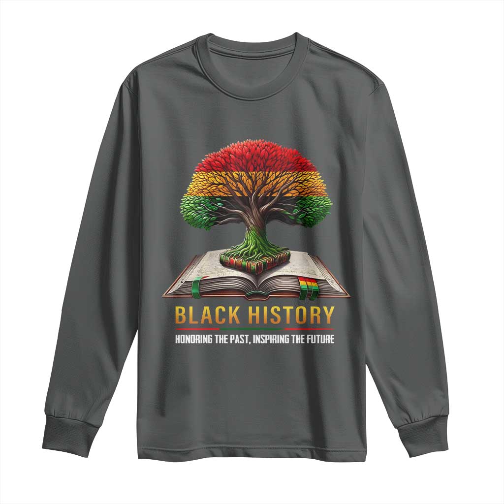 Black History Teacher Long Sleeve Shirt Proud Black Culture Tree of Life