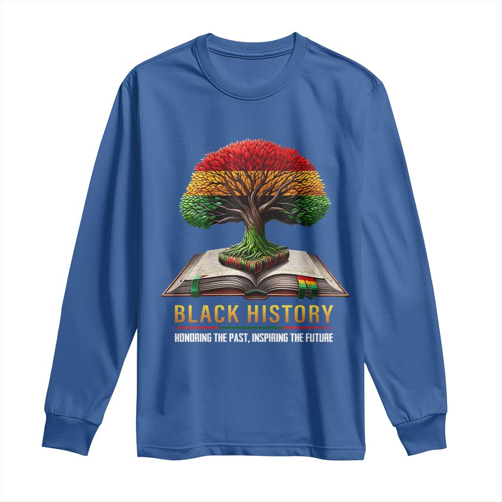 Black History Teacher Long Sleeve Shirt Proud Black Culture Tree of Life