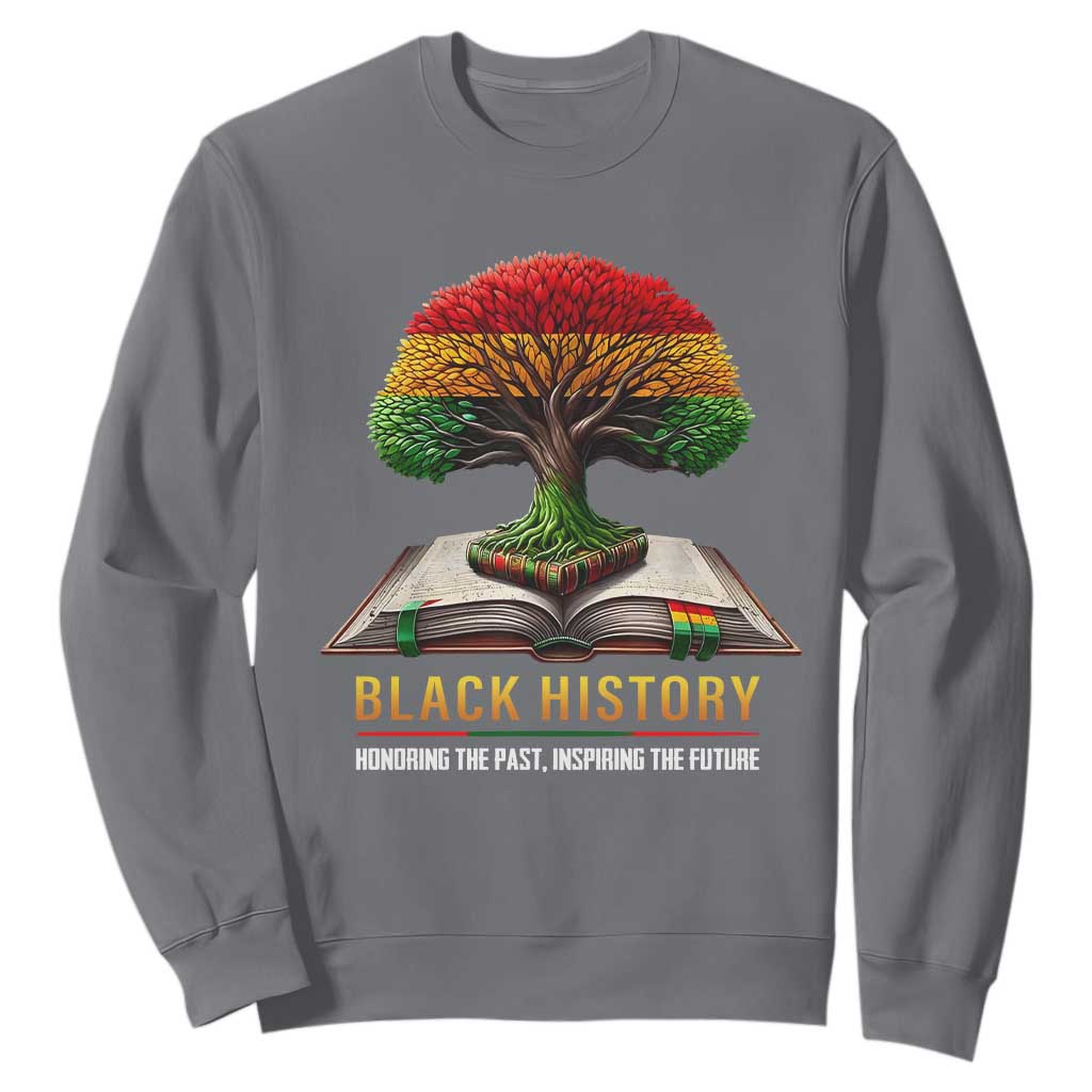Black History Teacher Sweatshirt Proud Black Culture Tree of Life
