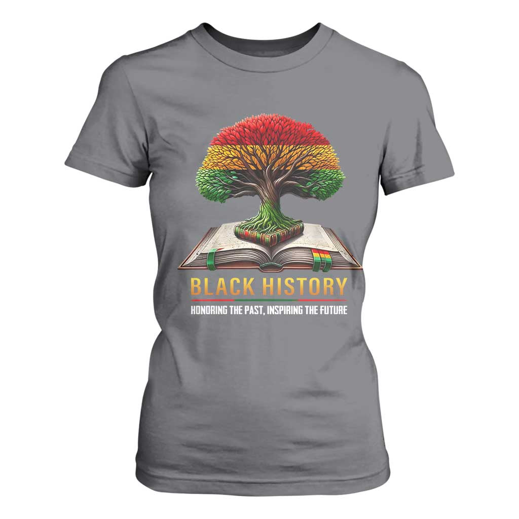 Black History Teacher T Shirt For Women Proud Black Culture Tree of Life