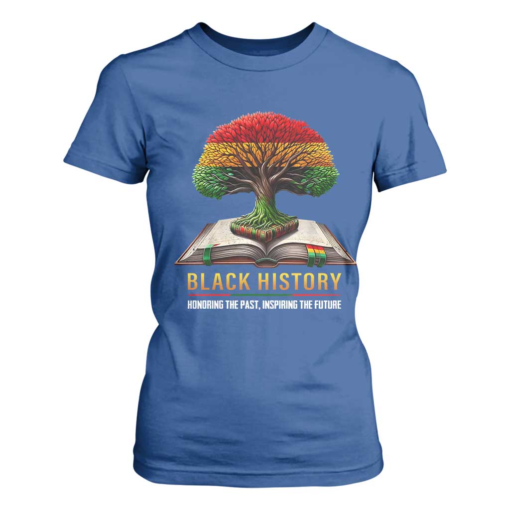 Black History Teacher T Shirt For Women Proud Black Culture Tree of Life