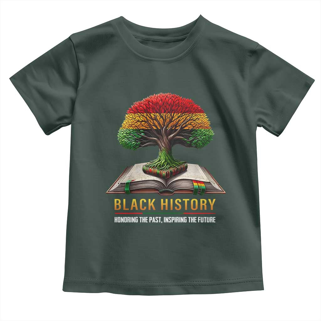 Black History Teacher Toddler T Shirt Proud Black Culture Tree of Life