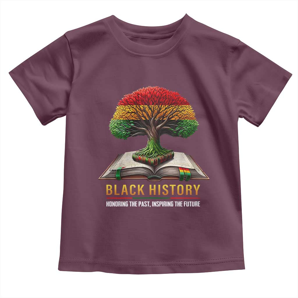 Black History Teacher Toddler T Shirt Proud Black Culture Tree of Life