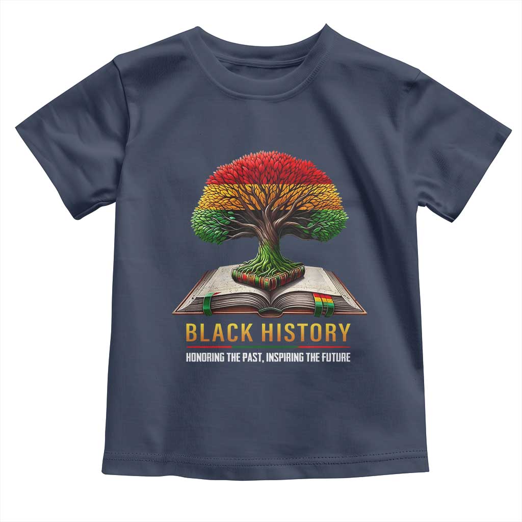 Black History Teacher Toddler T Shirt Proud Black Culture Tree of Life