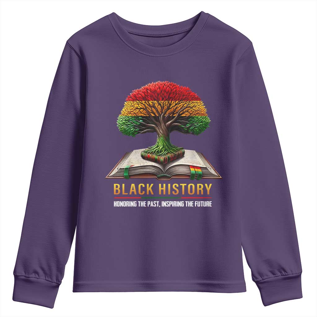 Black History Teacher Youth Sweatshirt Proud Black Culture Tree of Life