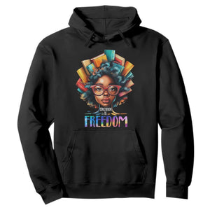 Black History Education Is Freedom Hoodie Black Teacher Books