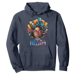 Black History Education Is Freedom Hoodie Black Teacher Books