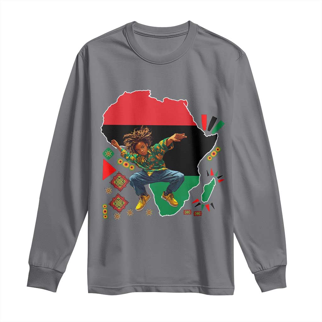 Black Son Future Leader Long Sleeve Shirt African American Pride Black History Month