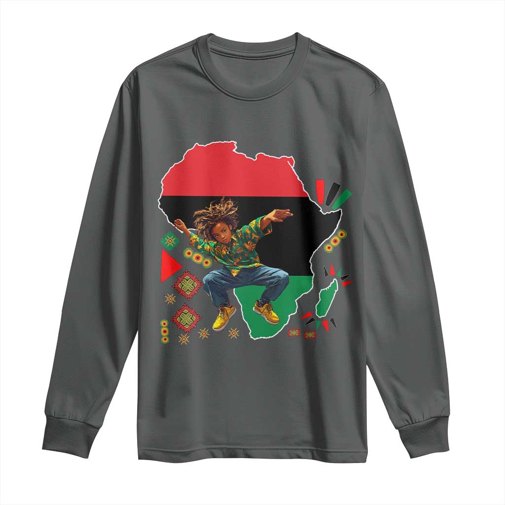 Black Son Future Leader Long Sleeve Shirt African American Pride Black History Month