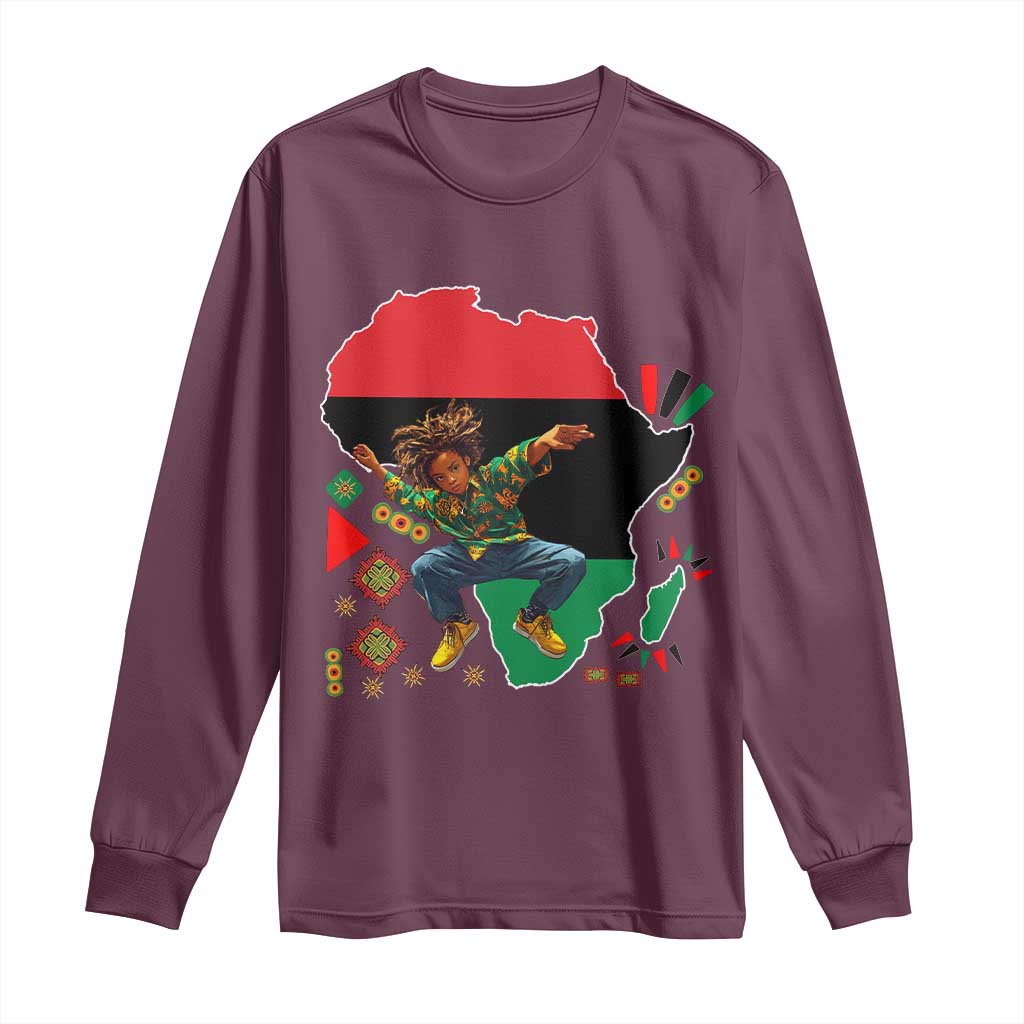 Black Son Future Leader Long Sleeve Shirt African American Pride Black History Month