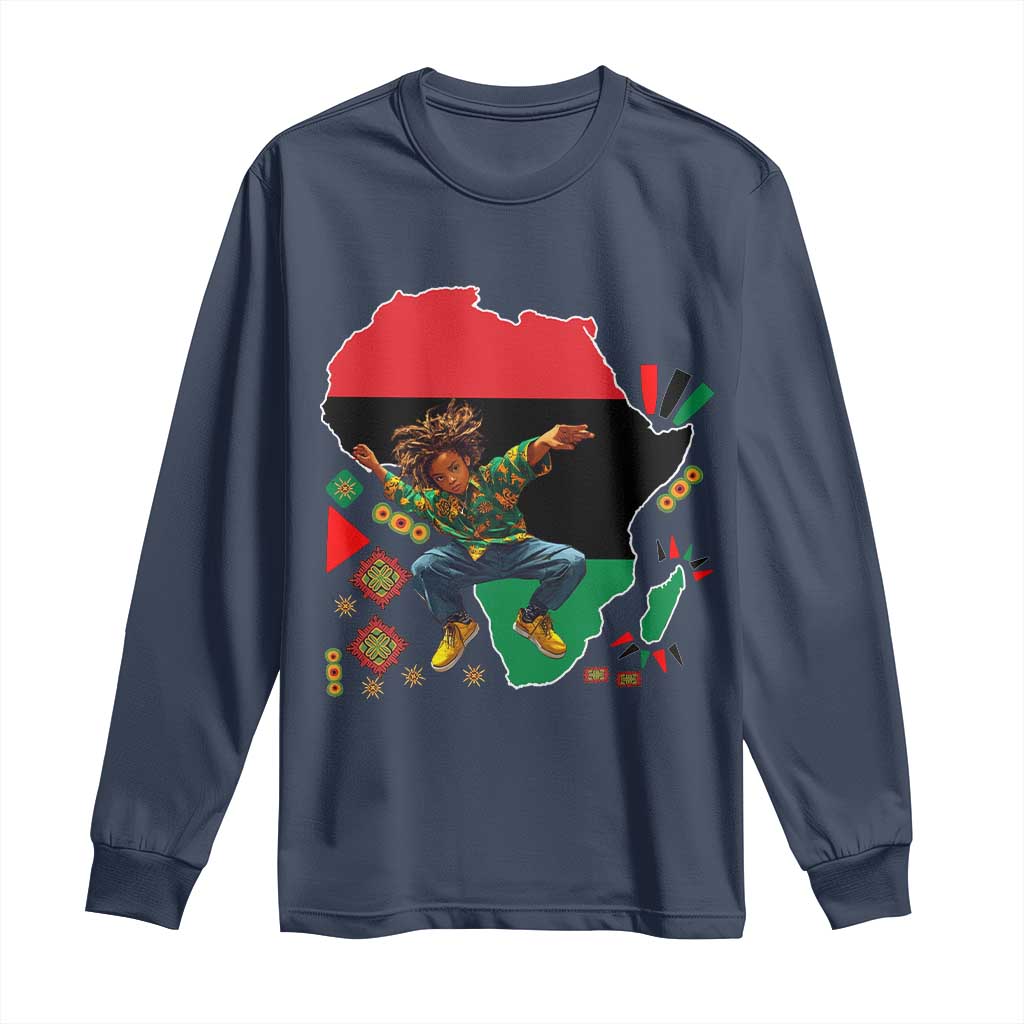 Black Son Future Leader Long Sleeve Shirt African American Pride Black History Month