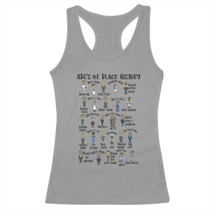 ABCs of Black History Pride Racerback Tank Top Black Excellence