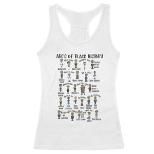 ABCs of Black History Pride Racerback Tank Top Black Excellence