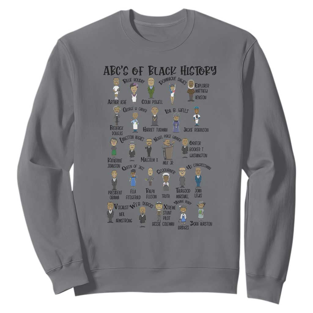 ABCs of Black History Pride Sweatshirt Black Excellence