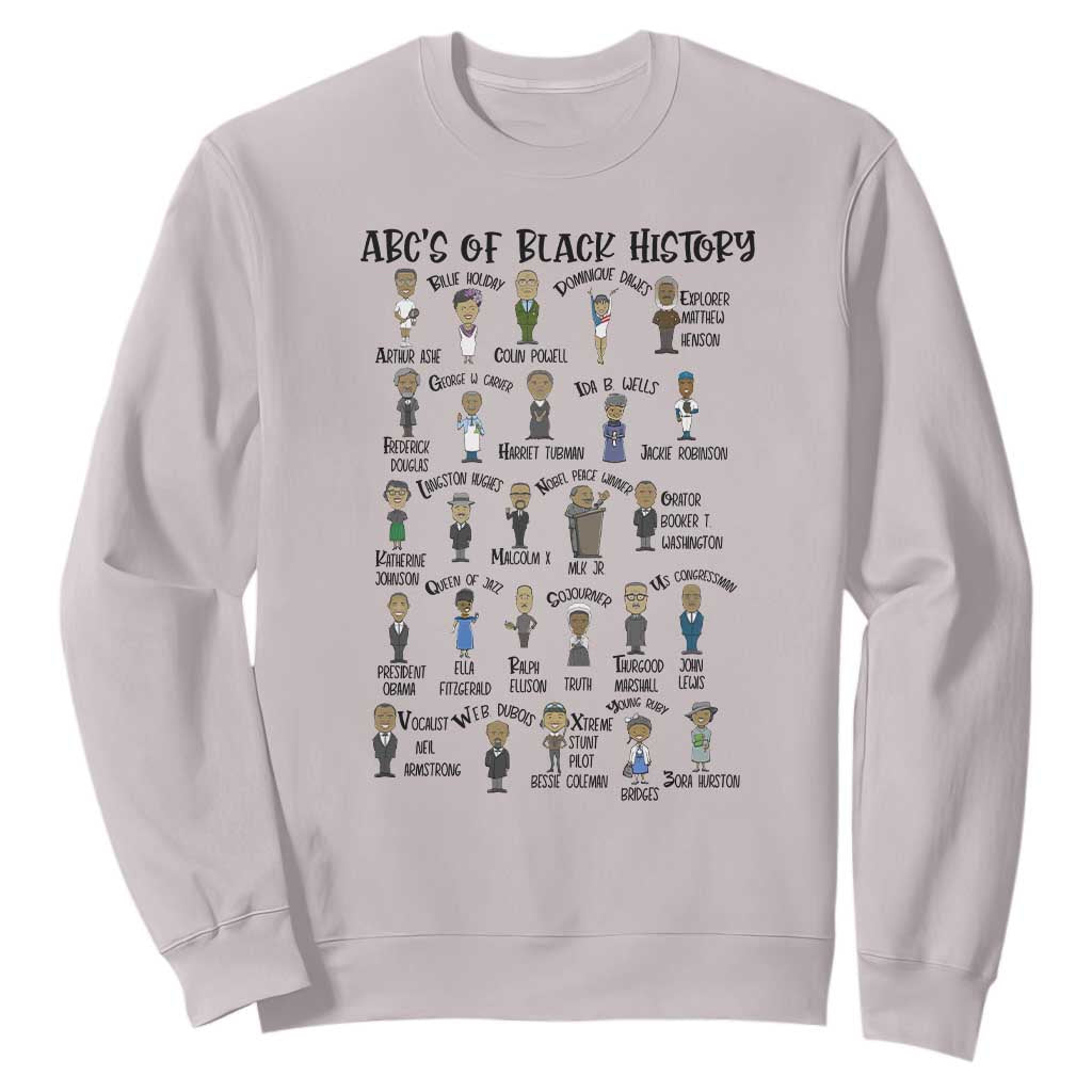 ABCs of Black History Pride Sweatshirt Black Excellence