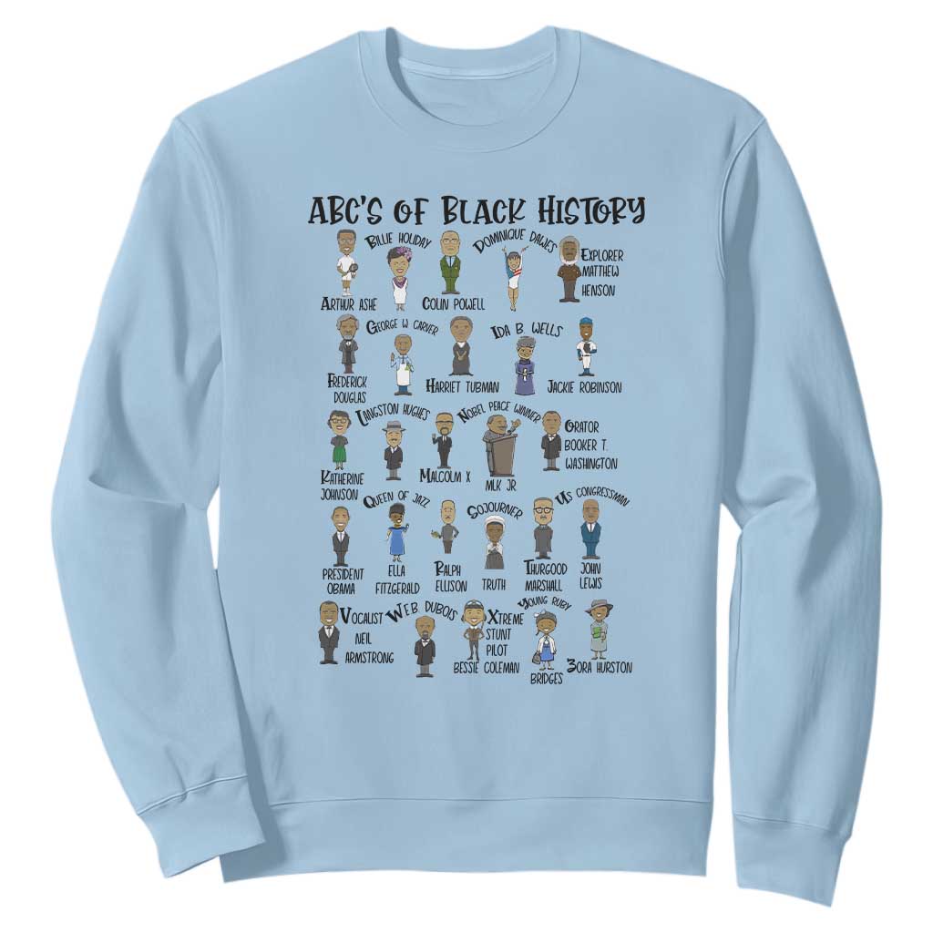 ABCs of Black History Pride Sweatshirt Black Excellence