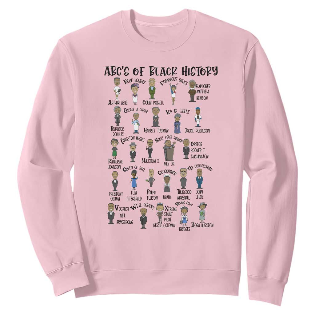 ABCs of Black History Pride Sweatshirt Black Excellence