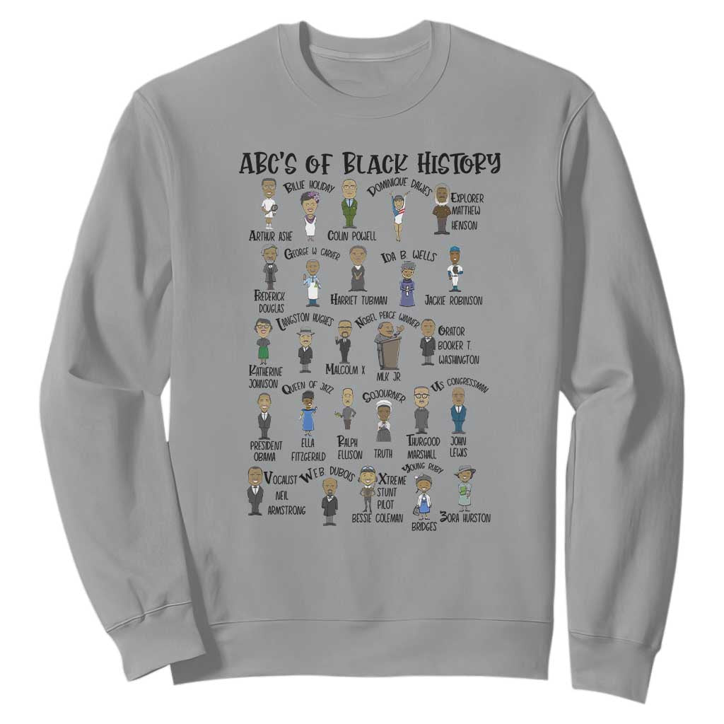 ABCs of Black History Pride Sweatshirt Black Excellence