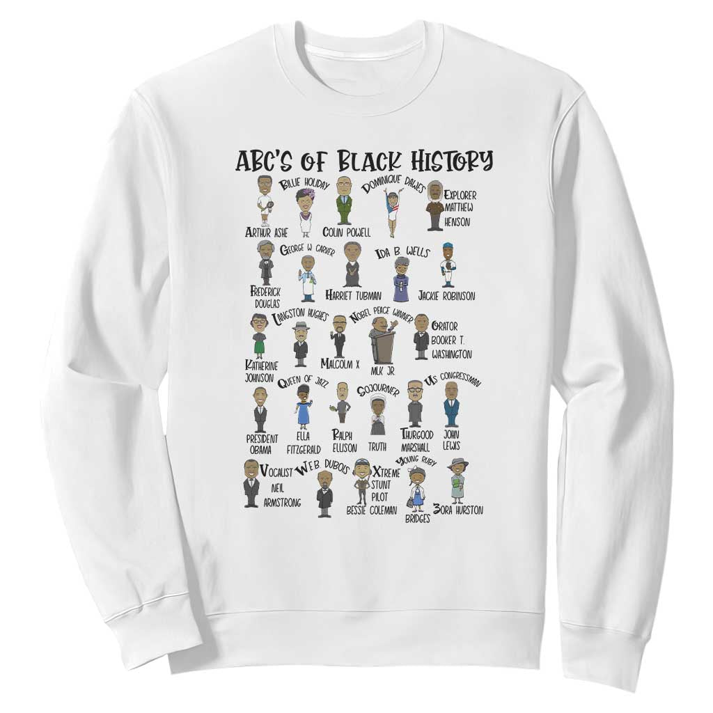 ABCs of Black History Pride Sweatshirt Black Excellence