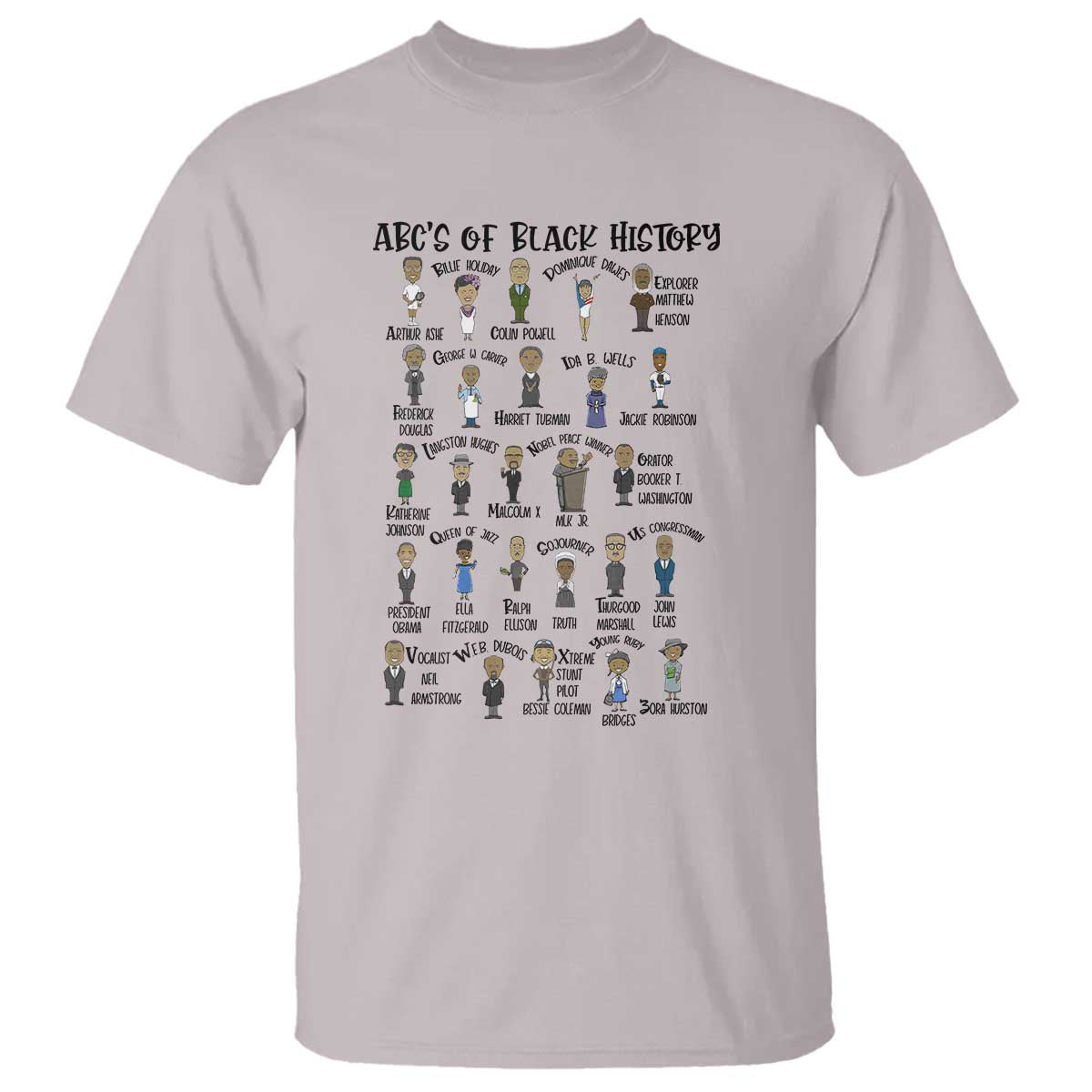 ABCs of Black History Pride T Shirt Black Excellence