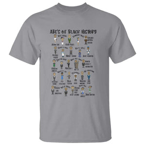 ABCs of Black History Pride T Shirt Black Excellence