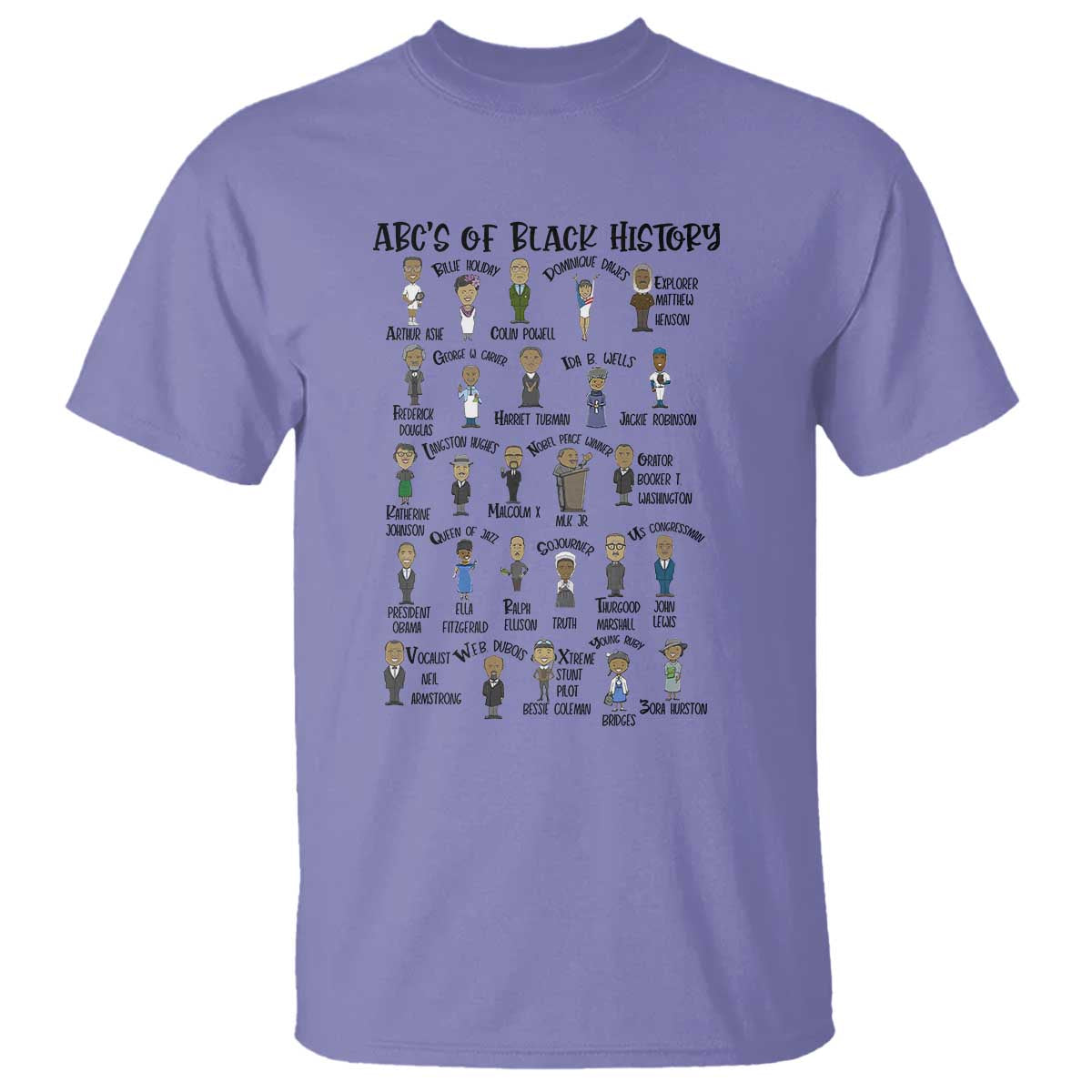 ABCs of Black History Pride T Shirt Black Excellence