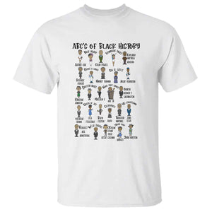 ABCs of Black History Pride T Shirt Black Excellence