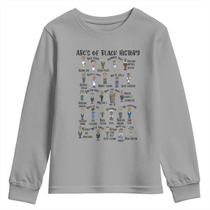 ABCs of Black History Pride Youth Sweatshirt Black Excellence