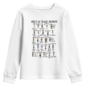 ABCs of Black History Pride Youth Sweatshirt Black Excellence